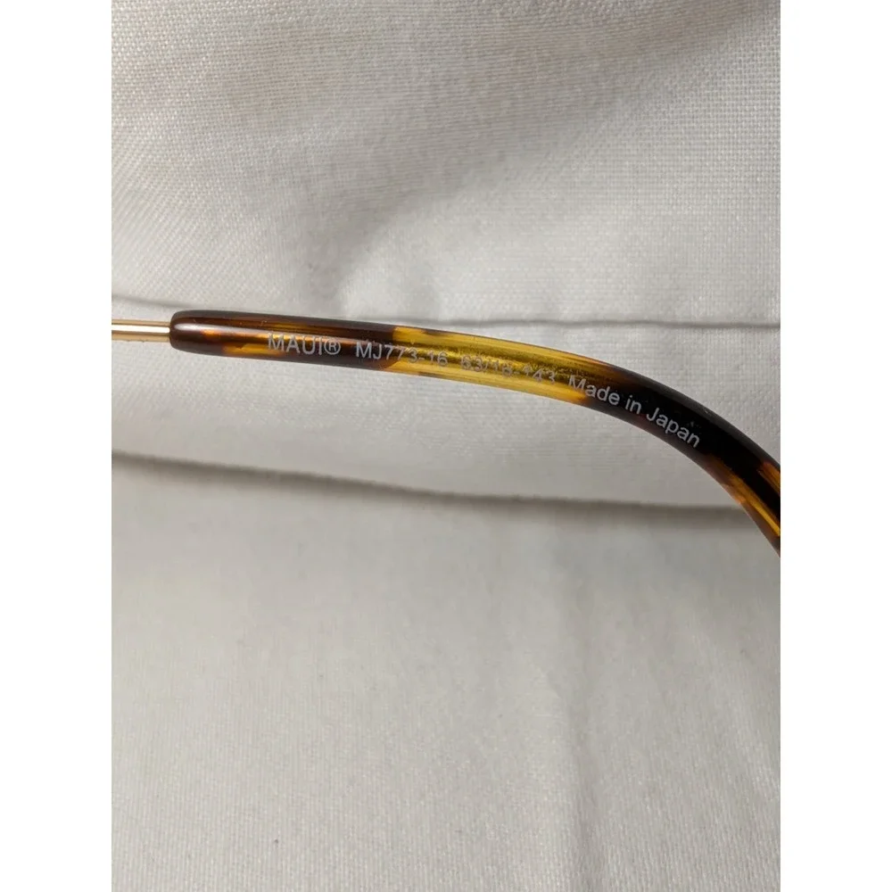 Maui Jim Breezeway Gold/Tortoise Sunglasses MJ773-16 63[]16-143 Frame Only